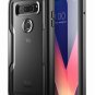 For LG V30 Case Heavy Duty Protection Clear Back Full Body Bumper Black