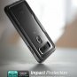 For LG V30 Case Heavy Duty Protection Clear Back Full Body Bumper Black