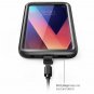 For LG V30 Case Heavy Duty Protection Clear Back Full Body Bumper Black
