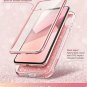 For iPhone Xs Max Case Builtin Screen Protector Cosmo FullBody Glitter Pink