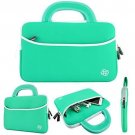 Laptop Case Bag 15-15.6" Handle Pouch Cover is water resistant unlike Teal/White