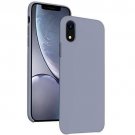 For iPhone XR Case Silicone Classic Bumper Shockproof Drop Protective Light Grey