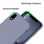 For iPhone XR Case Silicone Classic Bumper Shockproof Drop Protective Light Grey