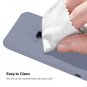 For iPhone XR Case Silicone Classic Bumper Shockproof Drop Protective Light Grey