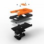 For iPhone 7/8 Plus Case Screen Protector Military Grade Drop Tested Clip Orange