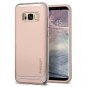 For Samsung Galaxy S8 Plus Casε Herringbone Flexible Inner Protection Gold