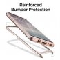 For Samsung Galaxy S8 Plus Cas&Icirc;&micro; Herringbone Flexible Inner Protection Gold
