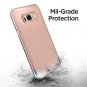 For Samsung Galaxy S8 Plus Cas&Icirc;&micro; Herringbone Flexible Inner Protection Gold