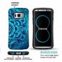 For Samsung Galaxy S8 Case Shockproof Armor Bumper Protective Blue Mandala