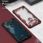 For LG V40 ThinQ Case Ergonomic Transparent Military Drop Tested Defense Black
