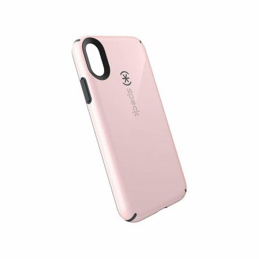 For iPhone XR Case duallayer construction drop test Quartz Pink/Slate Grey