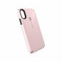 For iPhone XR Case duallayer construction drop test Quartz Pink/Slate Grey