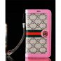 For iPhone 7/8 Wallet Case New Elegant Luxury Leather with Card Pink GG