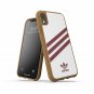 For iPhone XR case adidas Originals Moulded Case  3Stripes Colleagiate/Burgundy