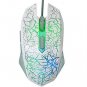 Gaming Mouse Wired Ergonomic with LED White