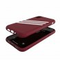 For iPhone XR case adidas Originals Moulded Suede 3Stripes Collegiate/Burgundy