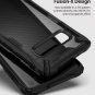 For Galaxy S10 Case SemiOpaque PC BackTPU Bumper Stylish Protection Carbonfiber