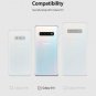 For Galaxy S10 Case SemiOpaque PC BackTPU Bumper Stylish Protection Space Blue