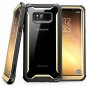 For Samsung Galaxy S8 Plus Case Full-Body Rugged Clear Bumper Built Black/Gold