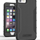 For iPhone 8 Tough Case w/Built Screen Protector American Armor Heavy Duty Black