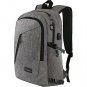 Laptop Backpack Travel Computer Bag Anti Theft Water Resistant College Grey