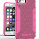 For iPhone 8 Tough Case w/Built Screen Protector American Armor Heavy Duty rose