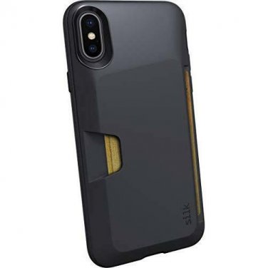 For iPhone X/Xs Case Slim Protective Vault Grip Credit Card Black Tie Affair
