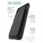 For iPhone X/Xs Case Slim Protective Vault Grip Credit Card Black Tie Affair