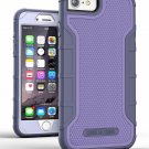 iPhone 8 Tough Case w/Built Screen Protector American Armor Heavy Duty purple