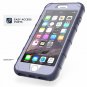 iPhone 8 Tough Case w/Built Screen Protector American Armor Heavy Duty purple