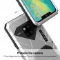 For Huawei Mate 20 Pro Case Armor Aluminum Heavy Duty Bumper Hard Tough Silver