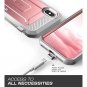 iPhone XS X Case Full Body 360 Rugged Holster Built In Screen Protector Pink New