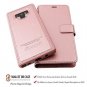 For Samsung Galaxy S9 Plus Wallet Case Vegan Leather Flip Case Cover RoseGold