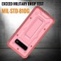 For Galaxy S10 Heavy Duty Case Vanguard Series Military Grade Rugged Pink