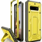 For Galaxy S10 Heavy Duty Case Vanguard Series Military Grade Rugged Yellow