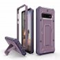 For Galaxy S10 Heavy Duty Case Vanguard Series Military Grade Rugged Purple
