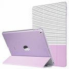 For Apple iPad Case 9.7 inch slim Lightweight Smart Trifold Stand Minimal Purple