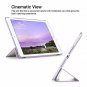 For Apple iPad Case 9.7 inch slim Lightweight Smart Trifold Stand Minimal Purple