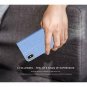 For iPhone Xs Max Case Premium Leather Handmade Flip Folio Wallet Magnetic Navy