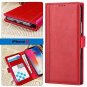 For iPhone X/Xs Case Wallet Journal Italian Full Grain Leather Handmade Wine Red