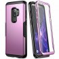 For Samsung Galaxy S9 Plus Case Built-in Screen Protector Fit Full Body Purple