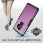 For Samsung Galaxy S9 Plus Case Built-in Screen Protector Fit Full Body Purple