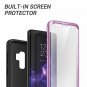 For Samsung Galaxy S9 Plus Case Built-in Screen Protector Fit Full Body Purple