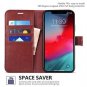 For Apple iPhone XR Case Wallet PU Leather Flip Folio Credit Card Slots Red