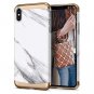 For iPhone Xs MAX Case Colene Collection Marble Slim PC Designed White Marble