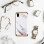 For iPhone Xs MAX Case Colene Collection Marble Slim PC Designed White Marble