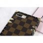 For iPhone7/8Plus Case New Elegant Luxury PU Leather Classic Trunk Brown Checker