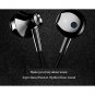 Wired Headphone Noise Cancelling Stereo and Heavy Bass with Microphone Black