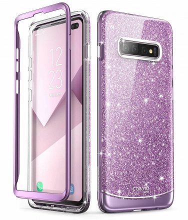For Samsung Galaxy S10 Plus Case Stylish FullBody Protective Bumper Purple