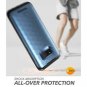 For Samsung Galaxy S8 Plus Case Full Body Rugged Built in Screen Protector Blue
